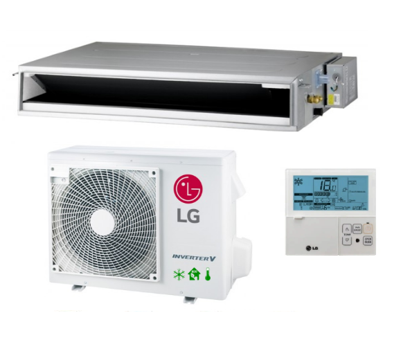 Duct air conditioner LG H-Inverter low static pressure 3,4 kW
