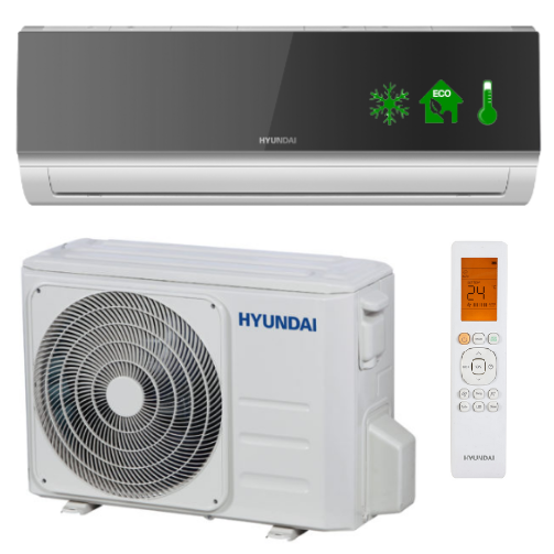 Wall air conditioner HYUNDAI Elegance Black 2.6kW