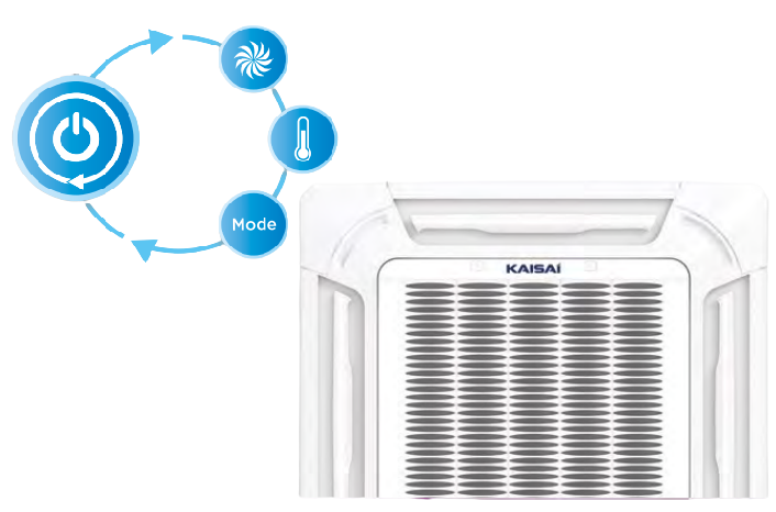 Kaisai Kassette Super Slim Klimaanlage 15,5 kW