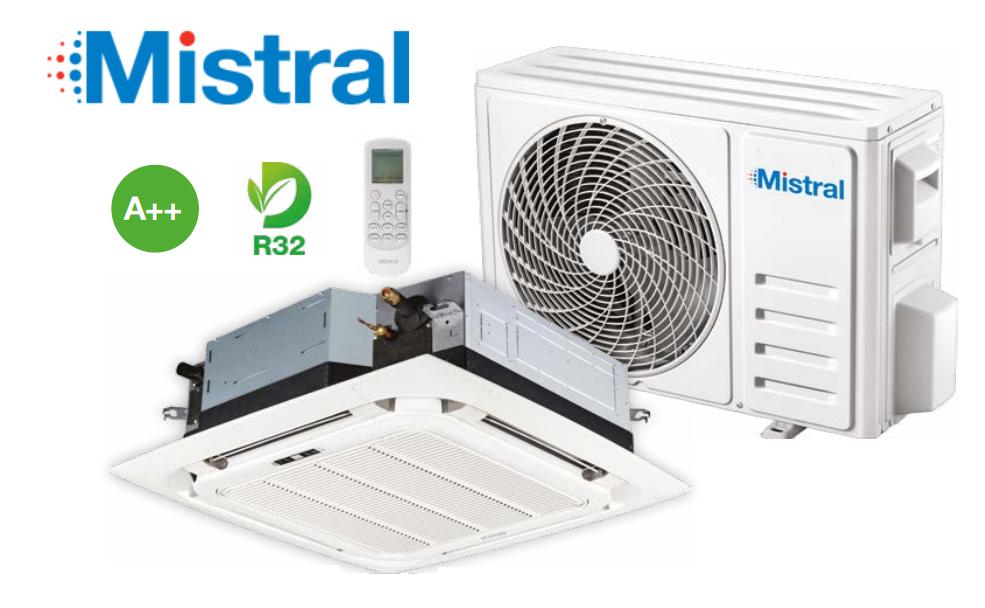 Kassettenklimaanlage Mistral 10,5 kW MIS-36CHRH/DV