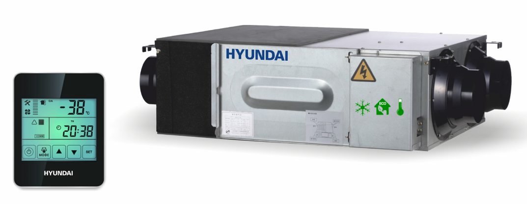 Gegenstromwärmetauscher HYUNDAI HRS-PRO 500