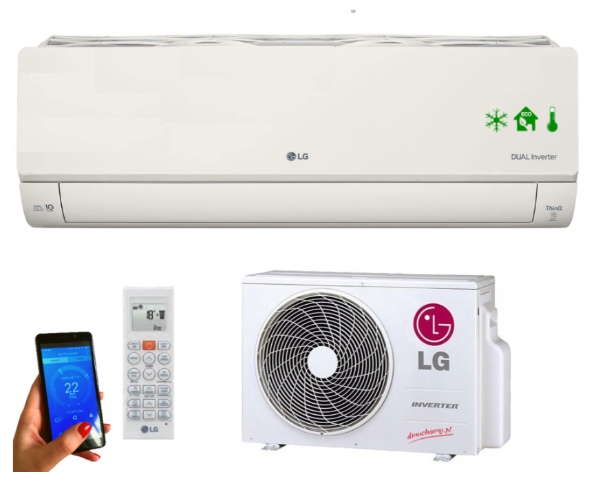 Klimatyzator ścienny LG Artcool Beige 6,6kW nowość! 