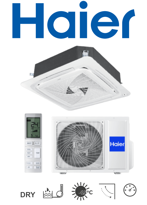 Haier Cassette Cassette air conditioner with a circumferential air flow of 12,1 kW