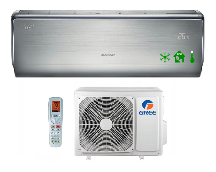 Wall air conditioner GREE U-CROWN SILVER 2,7kW R32