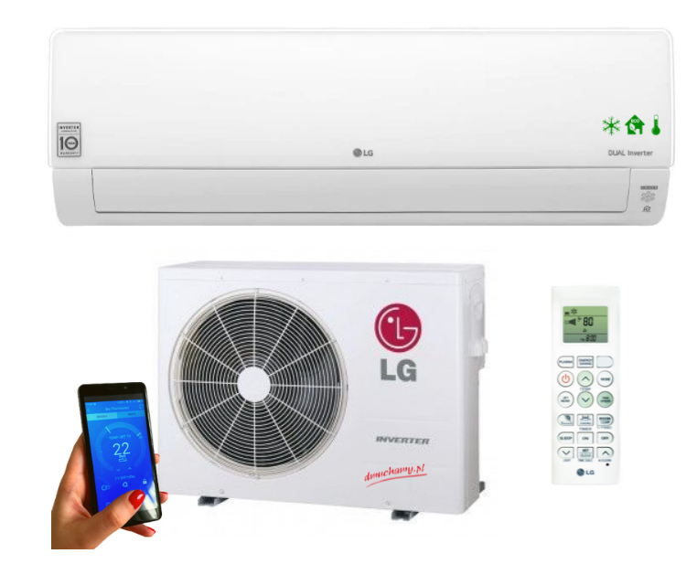 Wandklimaanlage LG Deluxe 2,5 kW DC09RH