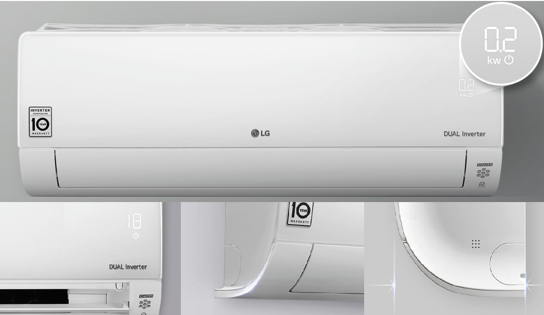 Wall air conditioner LG Deluxe 2,5 kW DC09RH