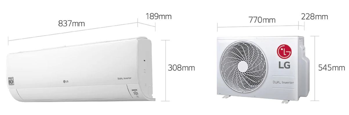 Wall air conditioner LG Deluxe 2,5 kW DC09RH