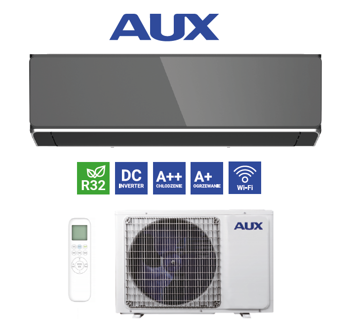 Wall air conditioner AUX HALO DELUXE 3,6kW