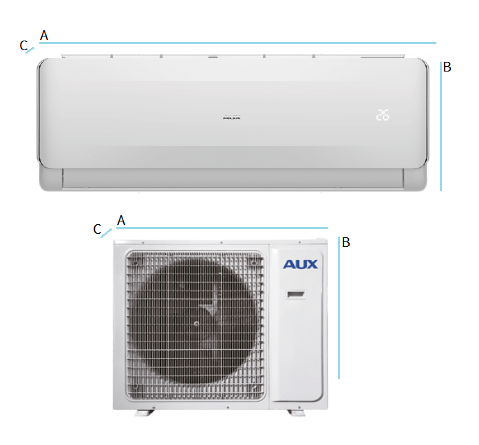 Wall air conditioner  AUX FREEDOM 7,0kW