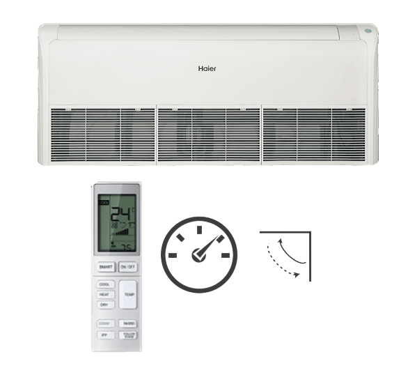 Haier Cabrio Decken-Bodenklimaanlage 12,9 kW