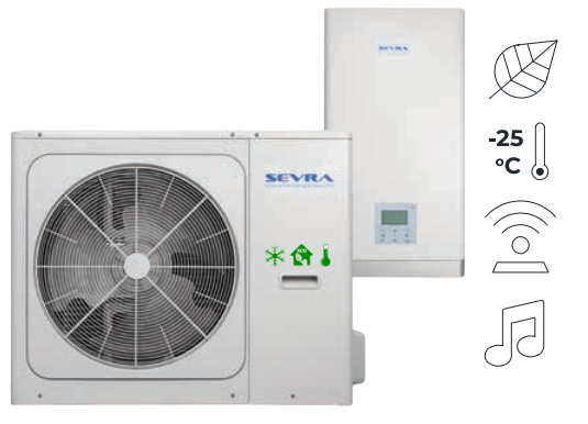 Wärmepumpe SEVRA Split 14,5 kW 3F