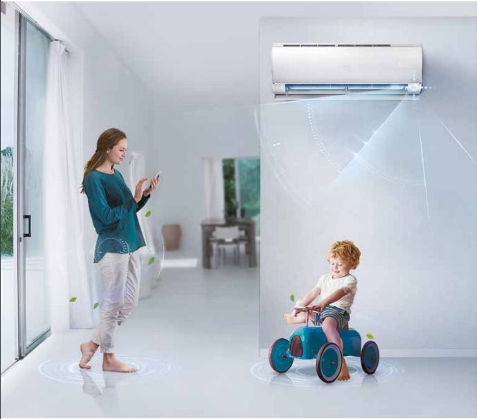 Haier Duct Duct Air Conditioner with a high pressure of 24 kW