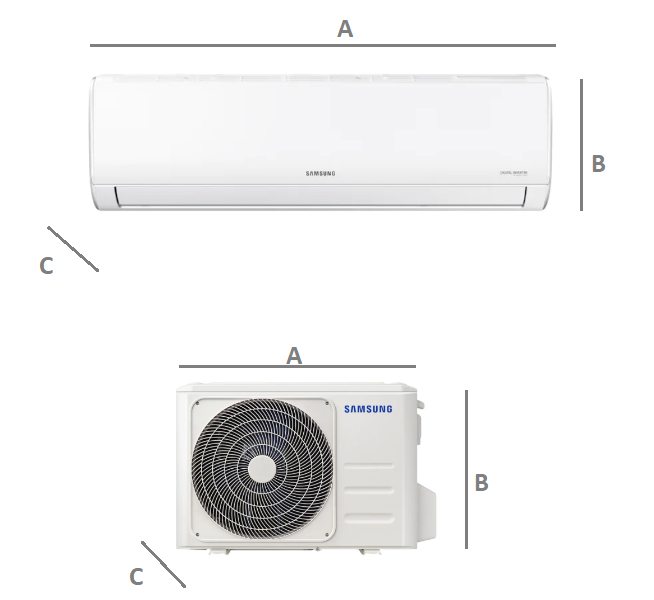 Wall air conditioner SAMSUNG AR35 2,6kW