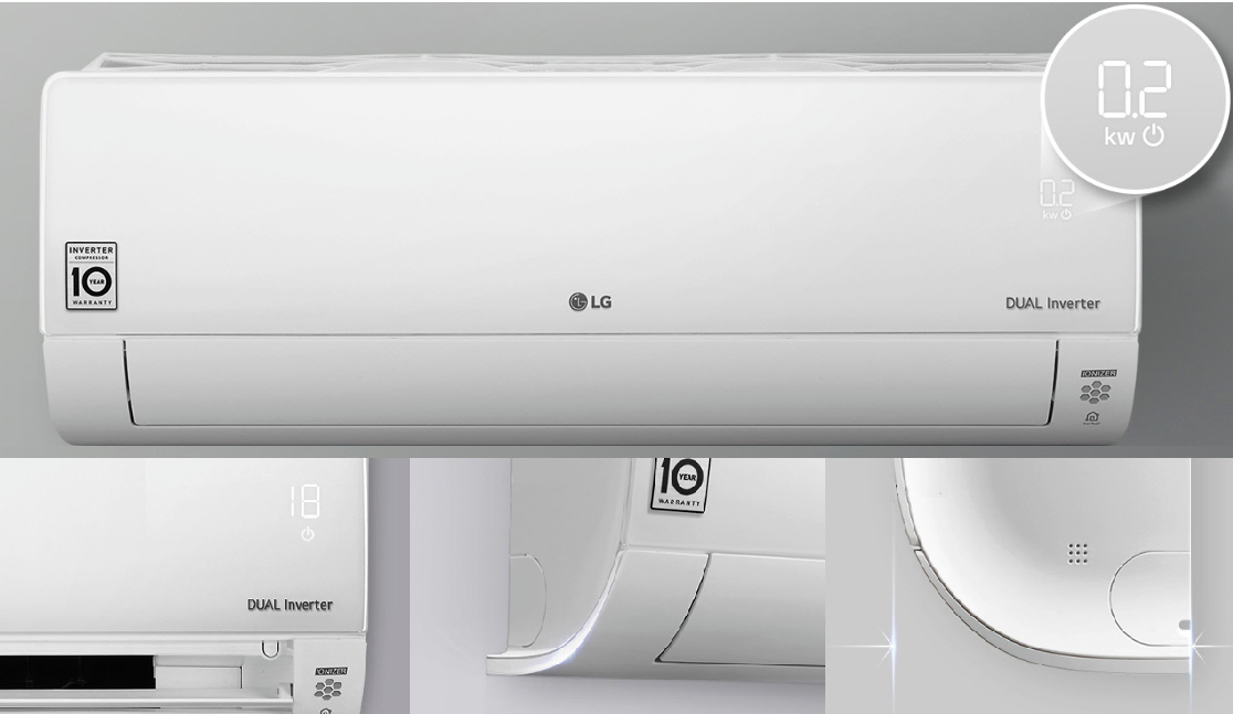 Wall air conditioner LG Deluxe 3,5 kW DC12RH
