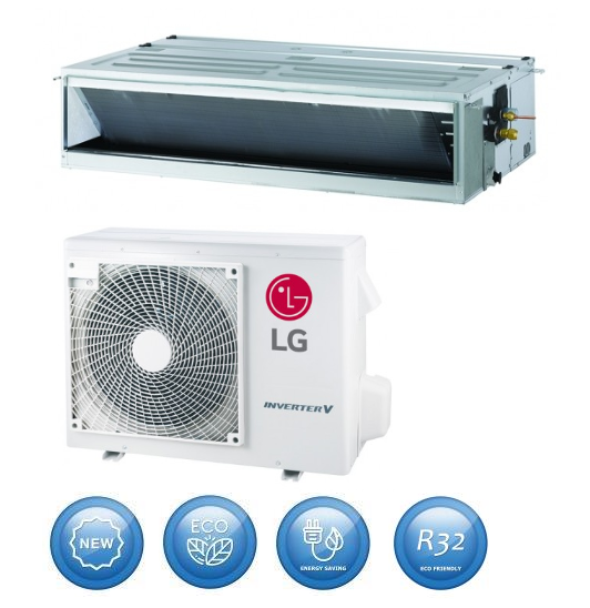 Duct air conditioner LG H-Inverter average 3,5 kW