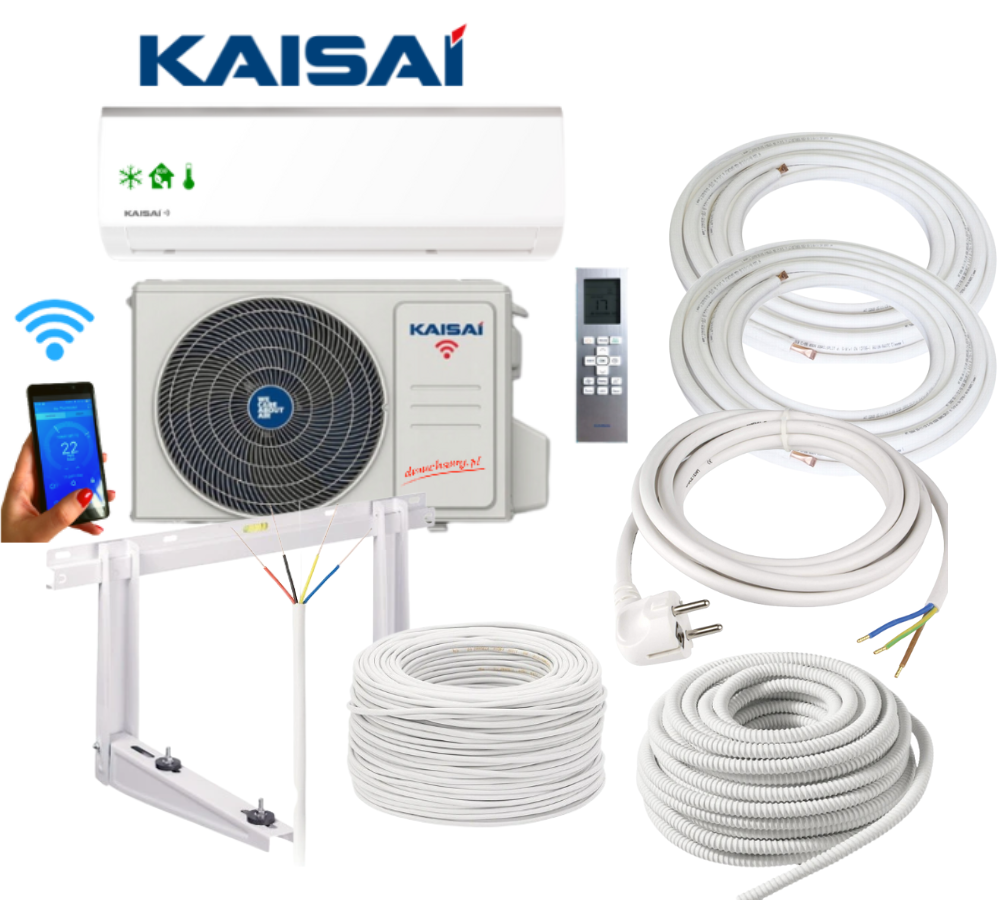 Wall air conditioner KAISAI FLY KWX-24HRDI 7,0kW WiFi