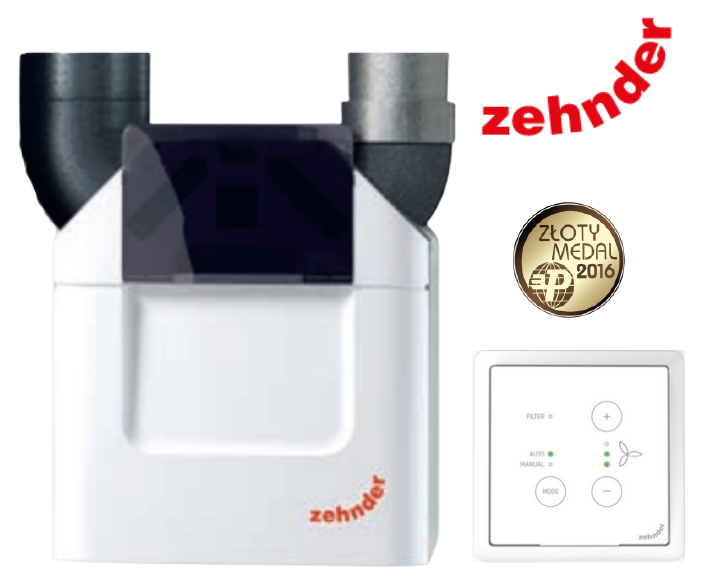 Zehnder ComfoAir Q350 Basic recuperator, right version