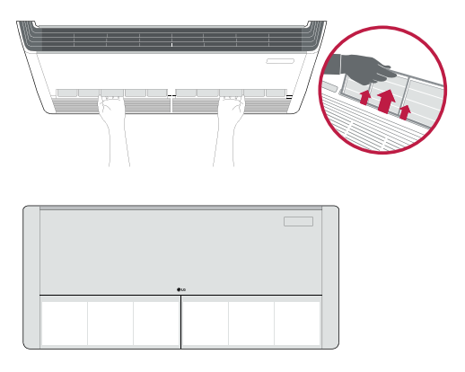 Ceiling air conditioner LG Standard Inverter 6,7 kW