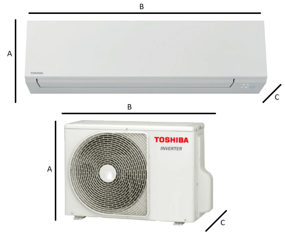 Wall mounted air conditioner Toshiba SHORAI Edge 6,1kW