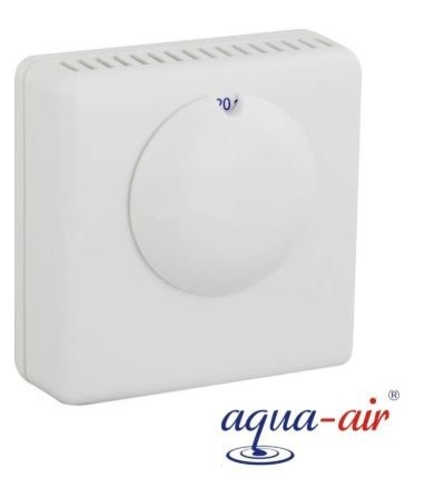 Nagrzewnica wodna w metalowej obudowie AQUA AIR EASY N2 + konsola montażowa + termostat manualny 35KW