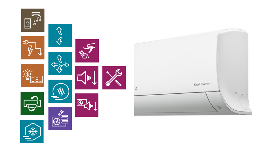 Wall air conditioning LG STANDARD 2 3,5kW WI-FI