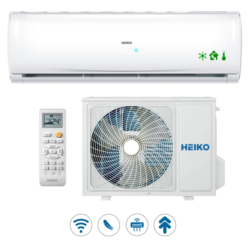 Wall air conditioner HEIKO BRISA 7,0 kW R32