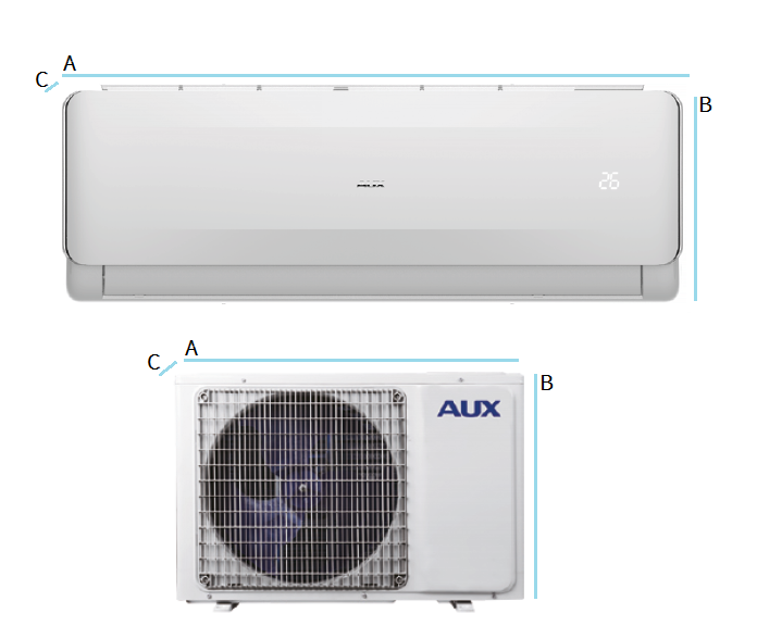 Wall air conditioner  AUX FREEDOM 5,2kW