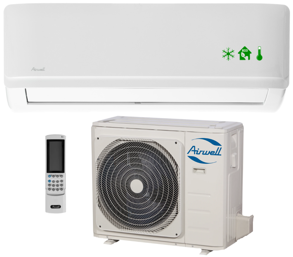 Wall air conditioner AIRWELL HDMB HARMONIA Glacier White 3,5 kW