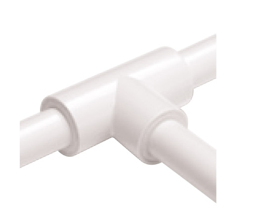Trójnik do rur PVC średnica 20 mm