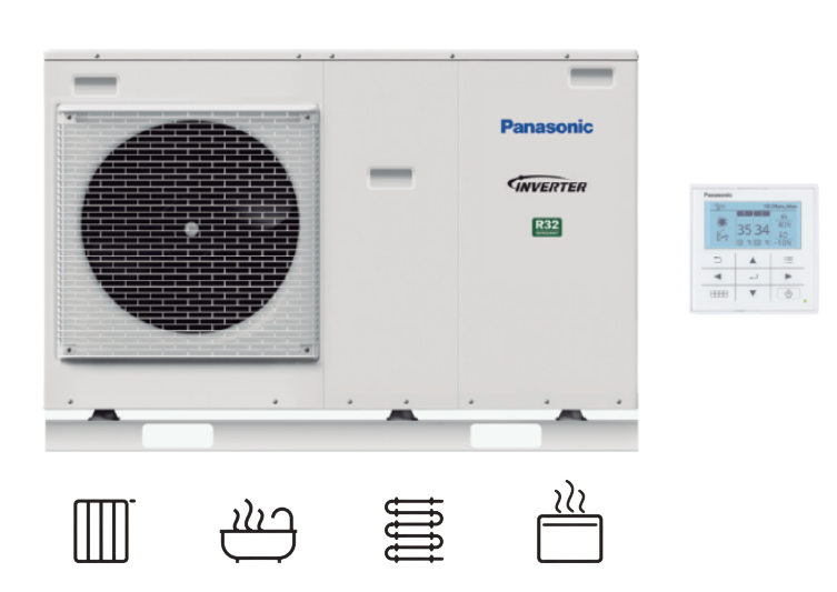 Panasonic Aquarea heat pump monoblock WH-MDC05J3E5-SM 1F