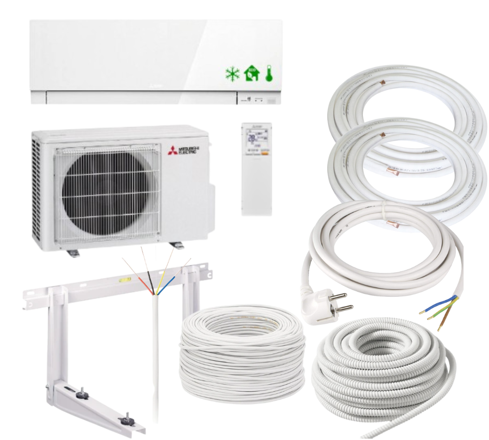 Klimatyzator ścienny Mitsubishi Electric White Premium 3,5kW + zestaw 5w1!