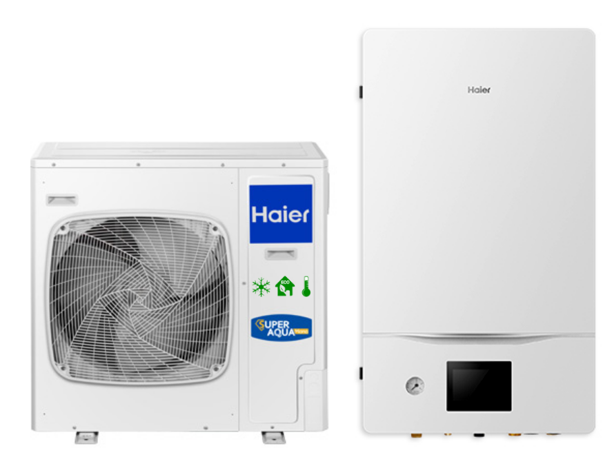 HAIER Split SUPER AQUA CH + DHW heat pump 10.0 kW