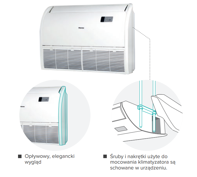 HISENSE floor-ceiling air conditioner 9,5 kW