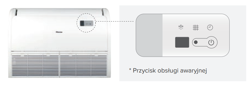 HISENSE Boden-Decken-Klimagerät 9,5 kW