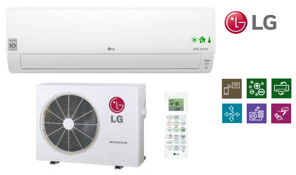 Wandklimaanlage LG Deluxe 6,6 kW DC24RH