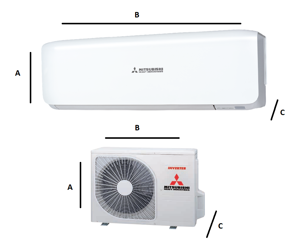 Air conditioner Mitsubishi Heavy Premium 2,5 kW