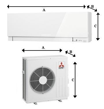 Air conditioner  MITSUBISHI White Premium 5,0kW