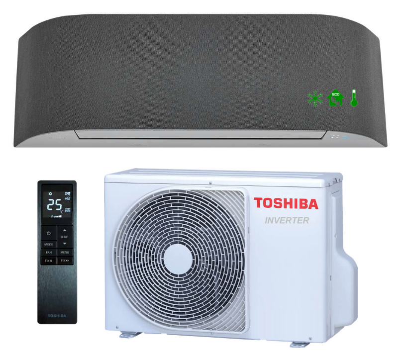 Wall mounted air conditioner Toshiba Haori 2,5kW R32