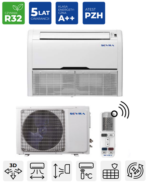 Klimatyzator przypodłogowo-sufitowy SEVRA 5,0kW