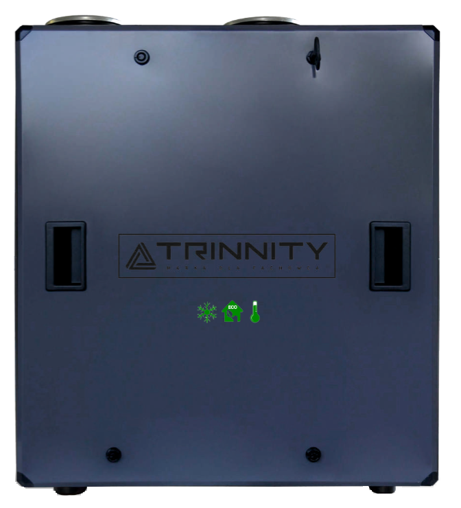 Trinnity 500 TRKRE 500 recuperator with a touch panel