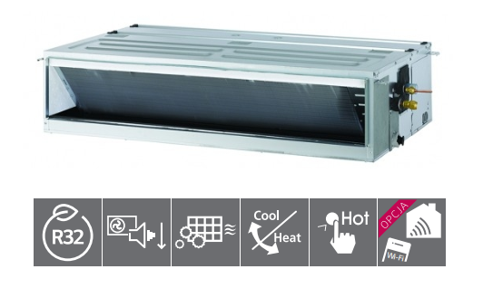 Duct Air  Conditioning LG Compact Inverter average 9,5 kW