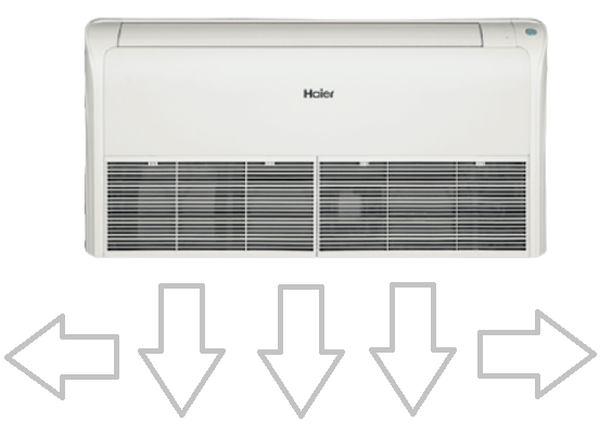 Haier Convertible Ceiling-Floor Air Conditioner 5,0 kW