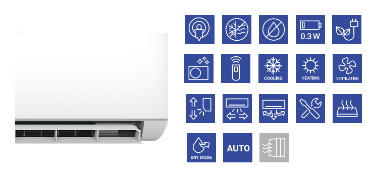 Wandklimaanlagen AUX J-SMART AUX-09JO 2,7kW