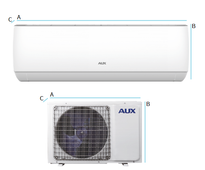 Wandklimaanlagen AUX J-SMART AUX-09JO 2,7kW