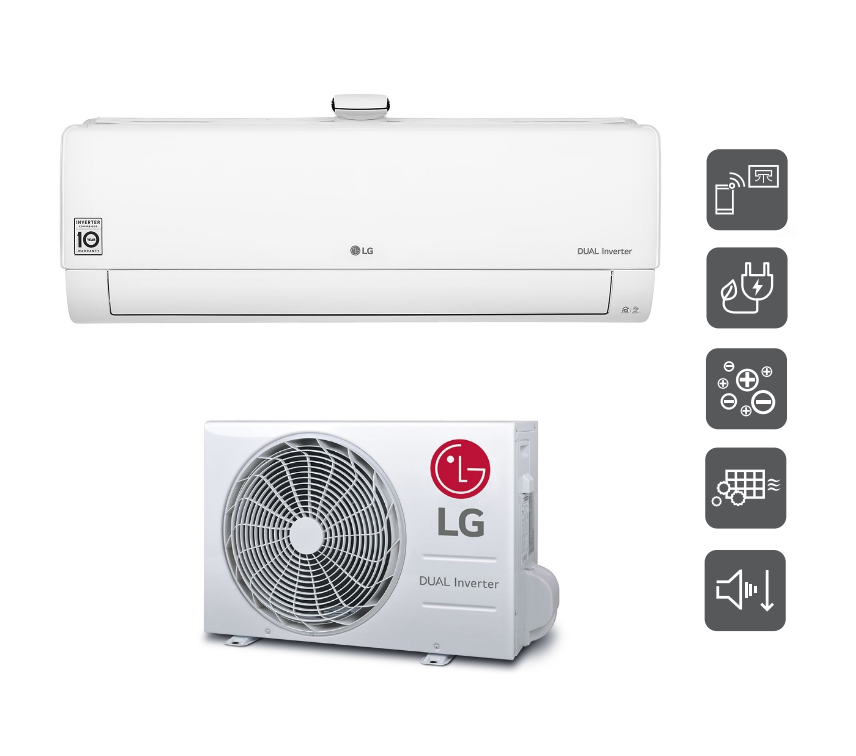  Wall air conditioner + purifier 2w1 LG DualCool 3,5kW AP12RT