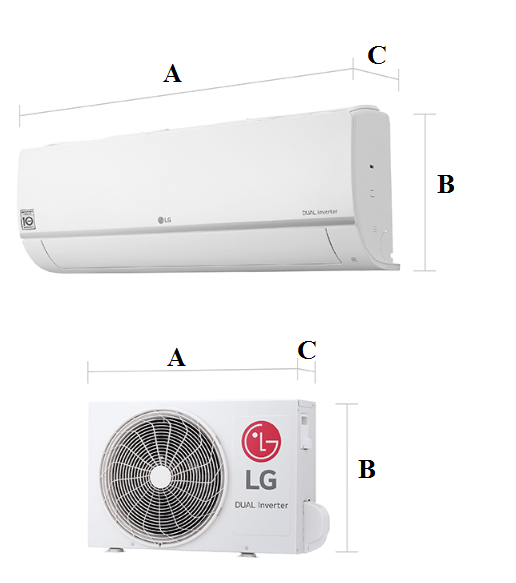 Wall air conditioning LG STANDARD PLUS 2,5kW PC09SQ + WiFi