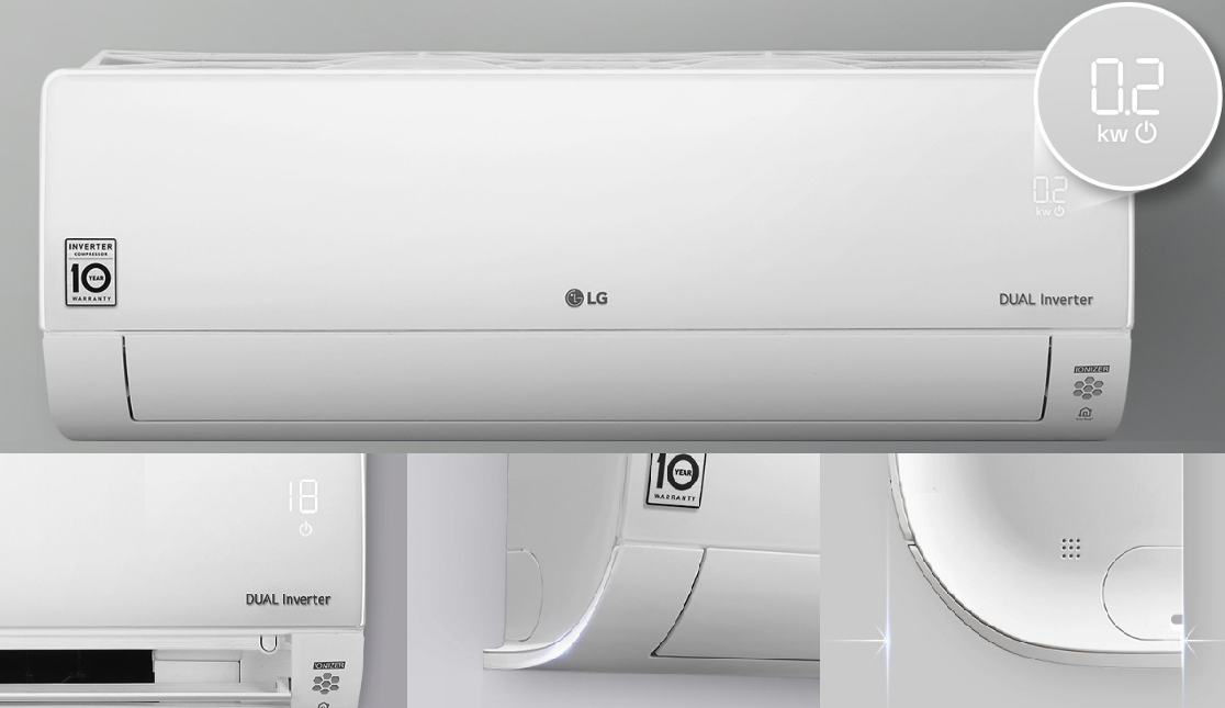 Wall air conditioning LG STANDARD PLUS 2,5kW PC09SQ + WiFi