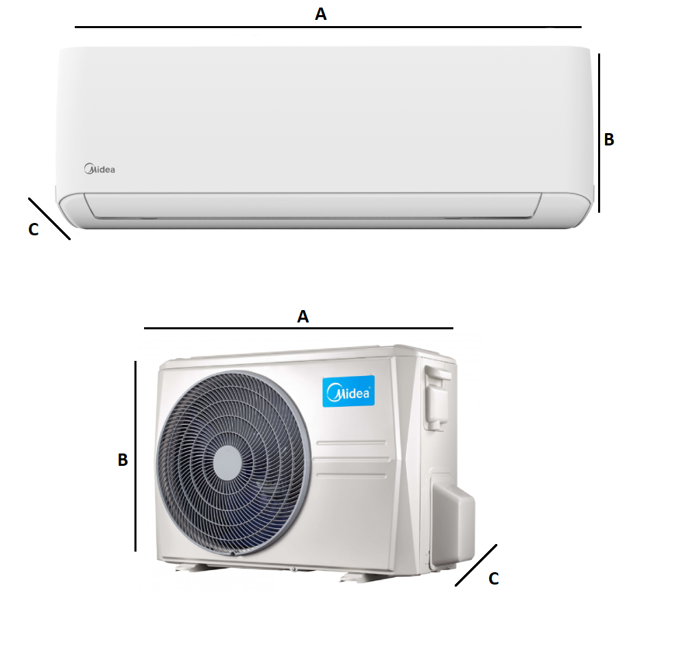 Air conditioner MideaXTREME SAVE WARMER 5,3kW