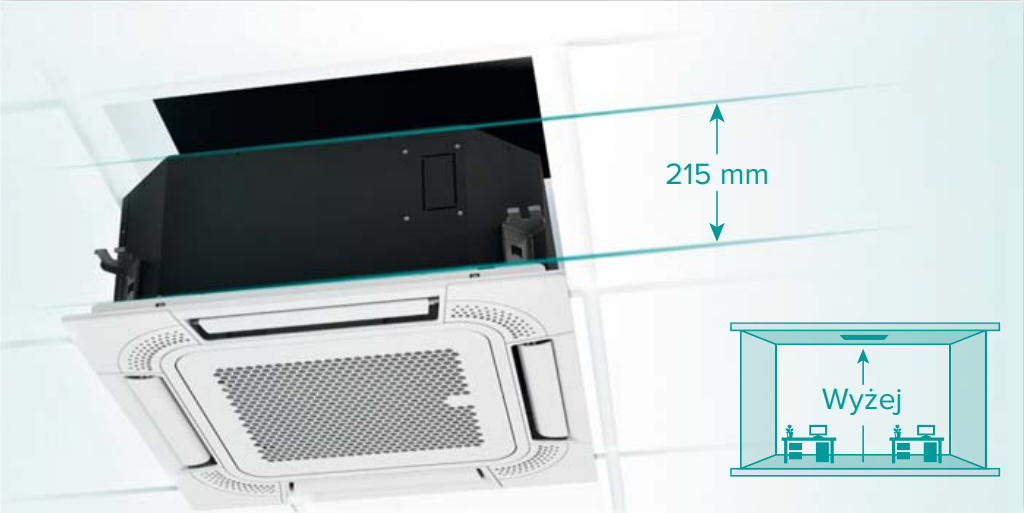 HISENSE 7,3 kW R32 cassette air conditioner