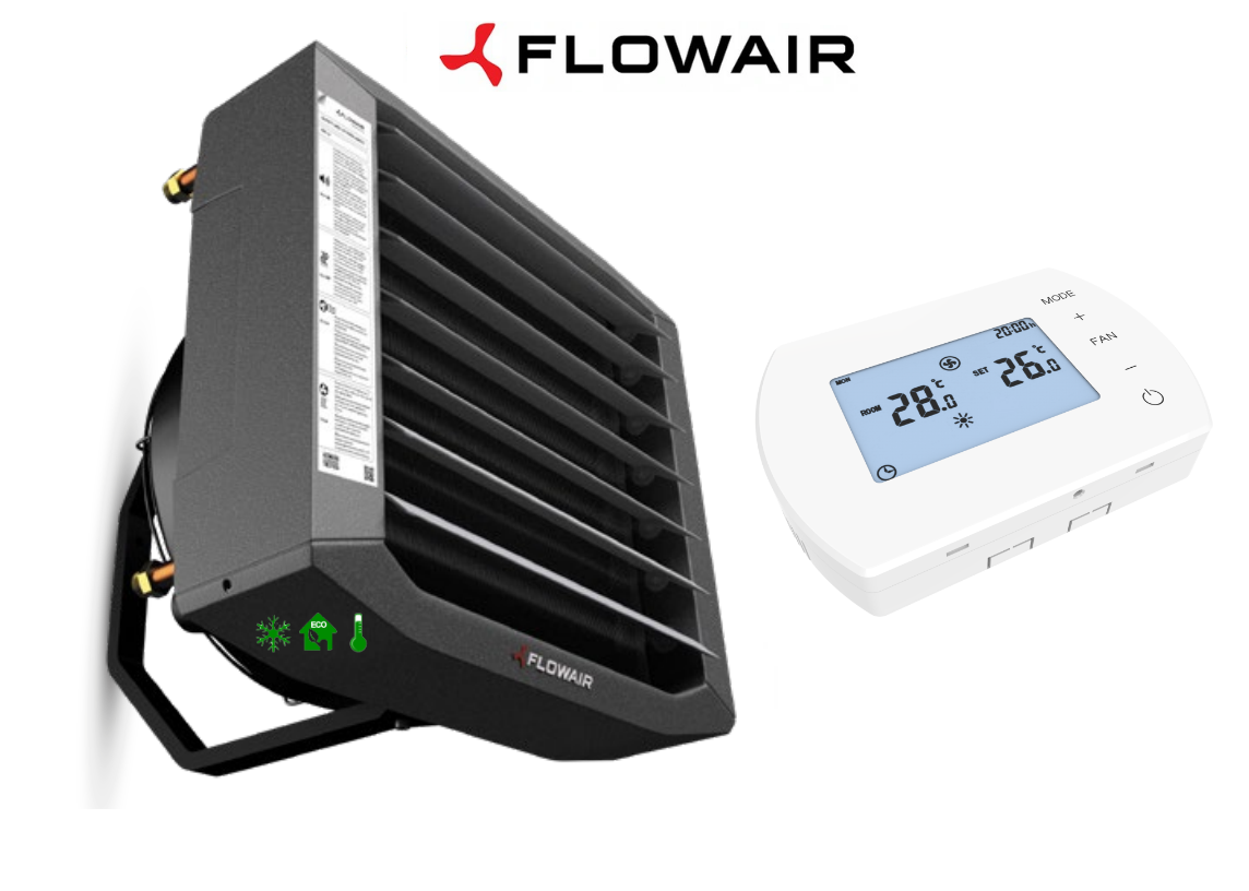 FLOWAIR LEO S2 26.5kW water heater + HMI controller